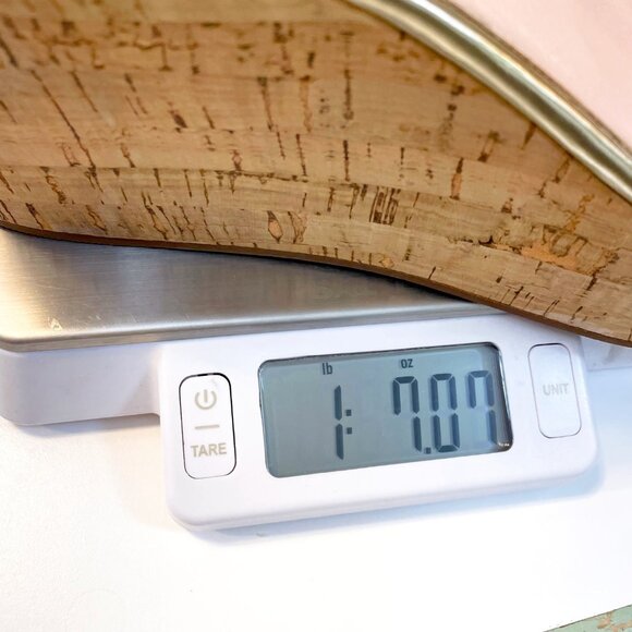 New without box: Kate Spade Tallin Gold Cork Wedge Sandal, Size 11 - Picture 9 of 9